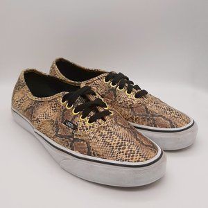 Vans TCHO Snakeskin Lace Up Skater Shoes 8.5